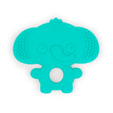 Bright Starts Gummy Buddies 3-Pack Textured Teethers - Elephant, Lion, Monkey