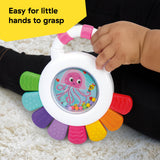 Baby Einstein Ocean Explorers Sensational Janet Sensory Rattle & Teether, Ages 0+ Months