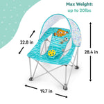 Bright Starts Disney Baby Finding Nemo Pop N Chill Travel Seat with canopy