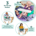 Bright Starts Disney Baby Pop N Sit portable booster seat The Little Mermaid design