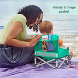 Bright Starts Disney Baby Pop N Sit Portable Booster with The Little Mermaid design