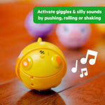 Bright Starts Giggables Roll & Chase Pals six animal toys for babies