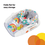 Bright Starts Learn-to-Sit 2-position floor seat with toys for babies
