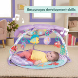 Bright Starts The Little Mermaid Twinkle Trove light-up musical baby gym with rainbow seashell canopy
