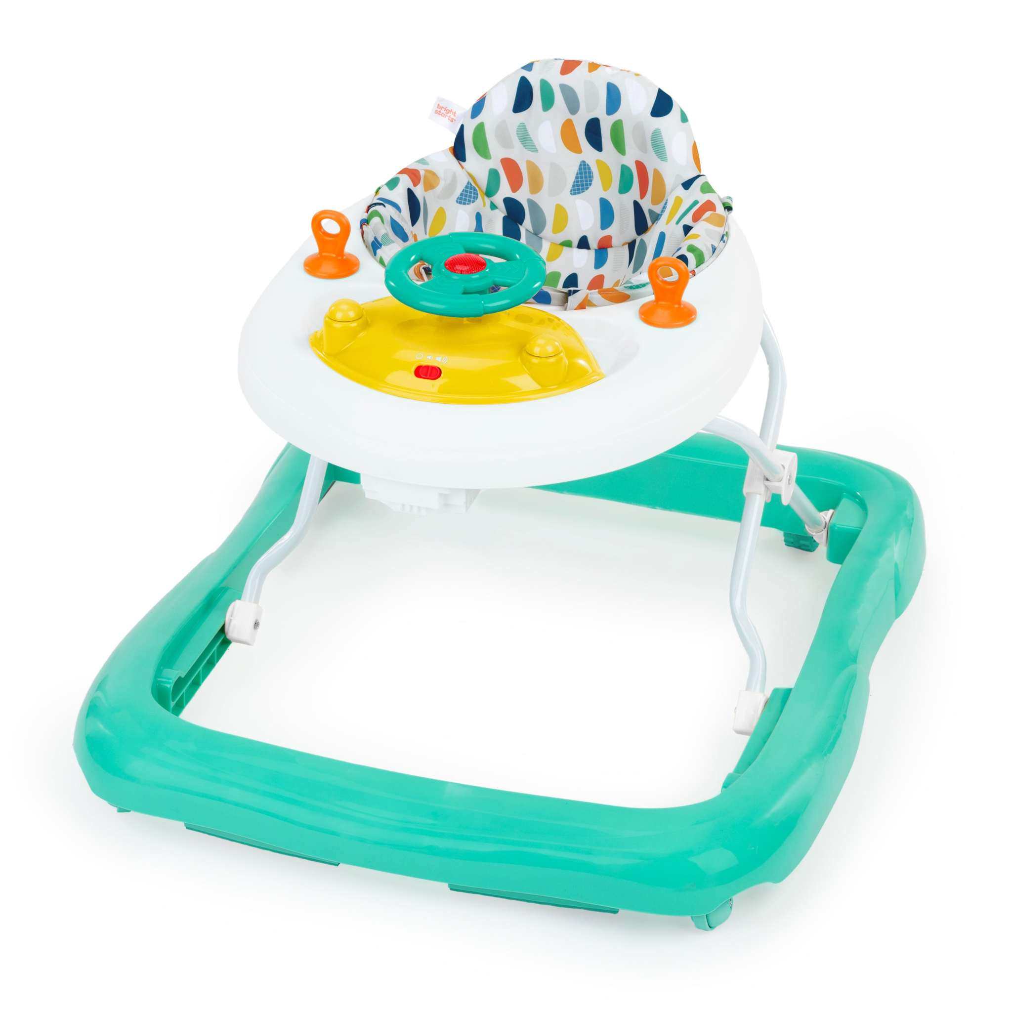 Bright Starts Ready to Roll Lights & Sounds Walker multicolor baby walker with steering wheel
