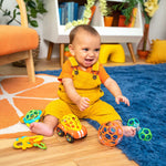 Bright Starts Soothers and Shakers 5 piece baby toy gift set