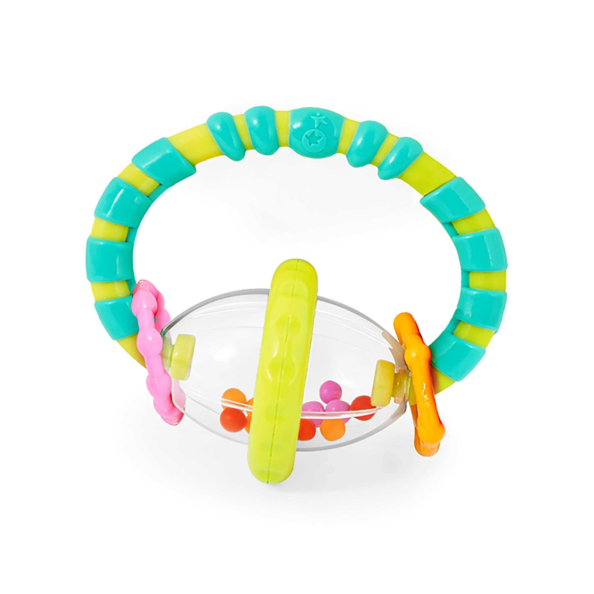 Bright Starts Soothers and Shakers 7 piece baby toy gift set with rattles and teethers