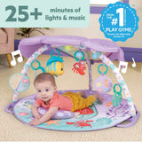 Bright Starts The Little Mermaid light-up musical baby activity gym with seashell canopy