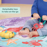 Bright Starts The Little Mermaid Twinkle Trove light-up musical baby gym with rainbow seashell canopy and toys