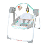 Bright Starts Whimsical Wild portable baby swing with toy bar