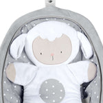 Ingenuity Cuddle Lamb Rocking Seat for newborns to toddlers with plush toys and soothing vibrations