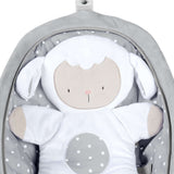 Ingenuity Cuddle Lamb Rocking Seat for newborns to toddlers with plush toys and soothing vibrations