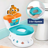 Disney Baby Finding Nemo Potty 2-in-1 toddler training toilet with stickers and sound features