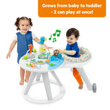 Bright Starts Around We Go 2-in-1 Walk-Around Activity Center & Table, Playful Paradise