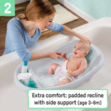 Ingenuity Comfy Clean Deluxe Newborn to Toddler Bather