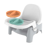Ingenuity Deluxe Learn-to-Dine Feeding Seat with lock-in Twist & Dine trays and 3-point harness for infants and toddlers