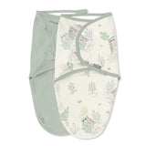 SwaddleMe by Ingenuity Original Swaddle, Size 0-3 Months, 2-Pack - Peekaboo Sloth