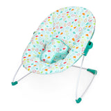 Bright Starts Colorful Confetti Baby Bouncer, 3 Toys with Removable Toy Bar & Machine Washable Seat Pad, 0M+