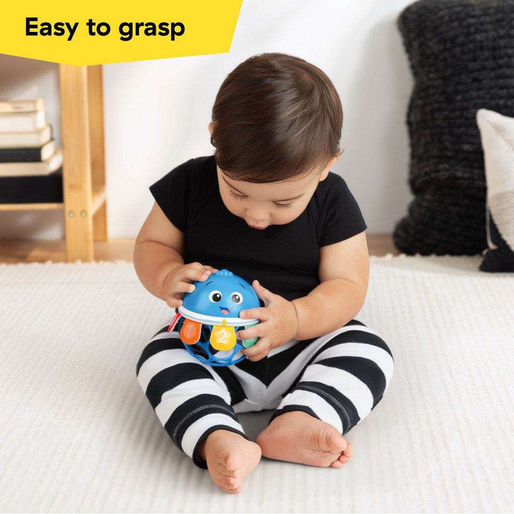 Baby Einstein Opus Jingle Shake Rattle Toy with colorful fabric arms