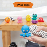 Baby Einstein Ocean Explorers Sea Friends 8 Piece Baby Bath Toys Gift Set, Water Squirters, Ages 6+ Months
