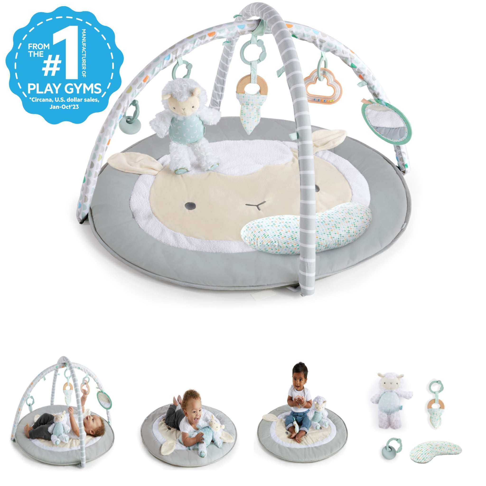 sheppy’s spot plush activity gym - corrie