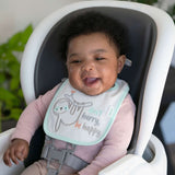 Ingenuity Easy Eater 4-Pack Absorbent Terry-Backed Cotton Baby Bib Set for Eating or Teething - Canopy