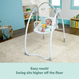 Bright Starts Disney Baby Winnie the Pooh Milestone Swing, Classic Pals