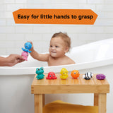 Baby Einstein Ocean Explorers Sea Friends 8 Piece Baby Bath Toys Gift Set, Water Squirters, Ages 6+ Months