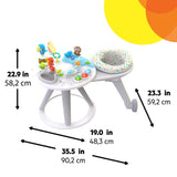 Bright Starts Around We Go 2-in-1 Walk-Around Activity Center & Table, Playful Paradise