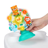 Bright Starts Spinning Sounds Suction Cup Spinner, 45+ Songs, Lights & Sounds, High Chair Toy for 3 Months+