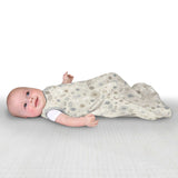 SwaddleMe by Ingenuity Baby Night Sack Sleeper, Size 7-14 Pounds, 100% Cotton - Celestial Dance