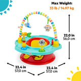 Bright Starts SuperSeat 3-in-1 Seat, Playful Paradise, Unisex