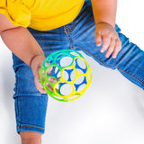Oball Easy Grasp Classic Ball Infant Toy in Blue/Green, 4"