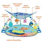 Disney Baby Finding Nemo Mr. Ray ocean lights music play gym for infants