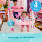 Disney Baby Minnie Mouse activity jumper with rotating seat and toys