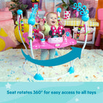 Disney Baby Minnie Mouse PeekABoo activity jumper with toys and lights