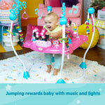 Disney Baby Minnie Mouse PeekABoo jumper with toys and lights