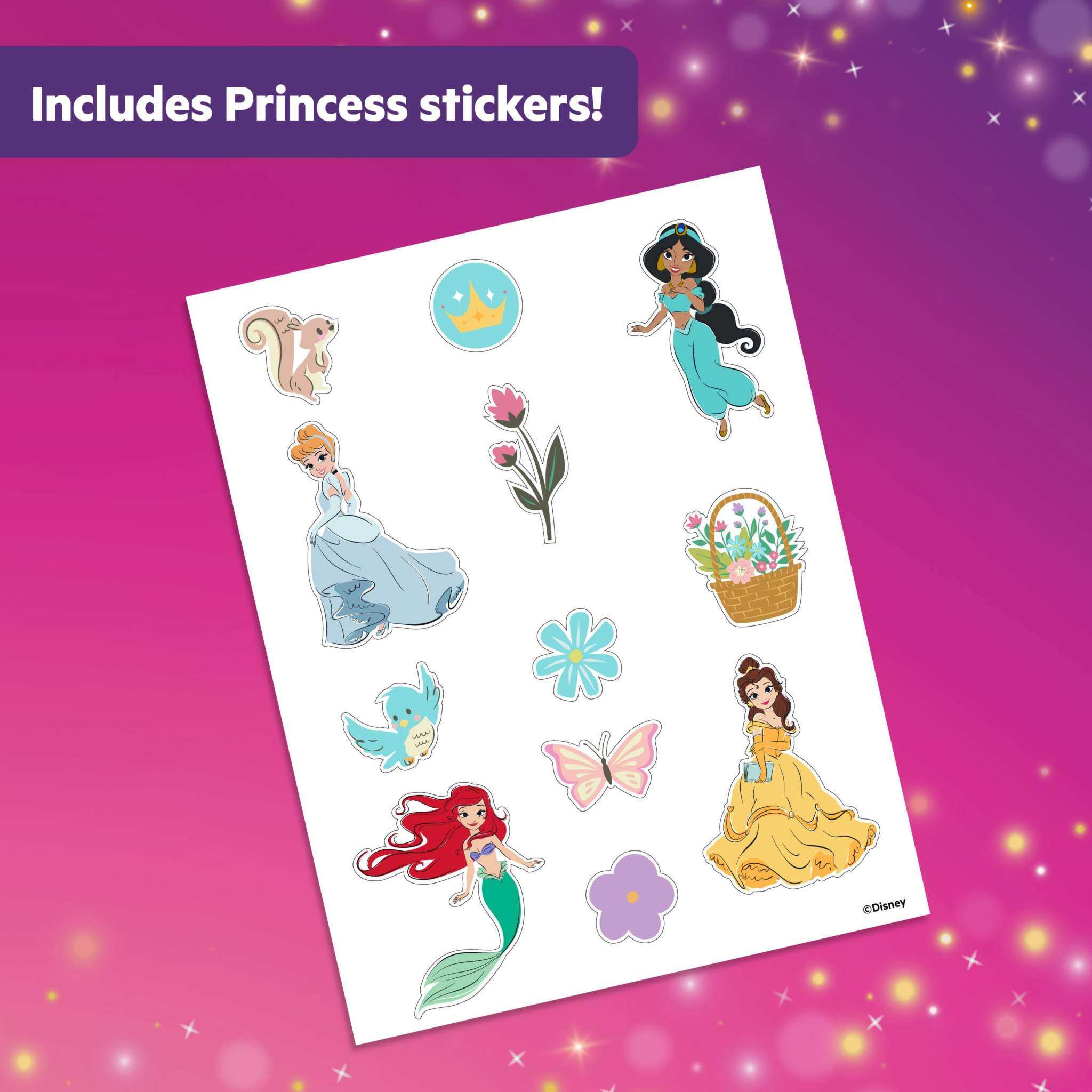 Disney Princess My Size Potty 2-in-1 toddler training toilet with interactive sounds and princess stickers