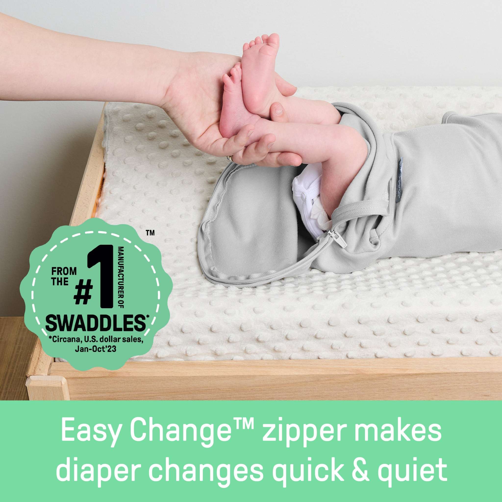 swaddleme by ingenuity easy change swaddle - shooting stars