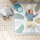 baby on sprout spot baby milestone play mat