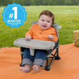 Ford Bronco Desert Grey Pop 'N Sit portable booster seat with camo print and removable tray