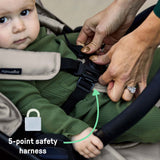 Ingenuity 3DSuite Modular Stroller with Reversible Seat, One-Hand Fold, Car Seat Compatible & Extra-Large Storage - Cashew