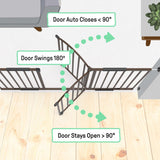 Ingenuity The Thruway 72XW Series Safety Pet and Baby Gate