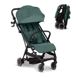Ingenuity 3DTravelmate Pro Compact Travel Stroller with Ride-On Board, One-Hand Fold, Car Seat Compatible, Protective Canopy