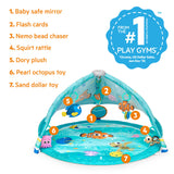 Disney Baby Finding Nemo POP 'N Wiggle FoldAway Activity Gym by Bright Starts, Indoor/Outdoor, 0M+