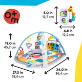 Baby Einstein Kickin' Tunes Music & Language Discovery Gym & Take Along Musical Baby Toy, Ages 0+ Months
