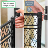Ingenuity The Doorway 42W Series Baby and Dog Gate, Openings 23-42", Wide 26" Tall - Matte Black