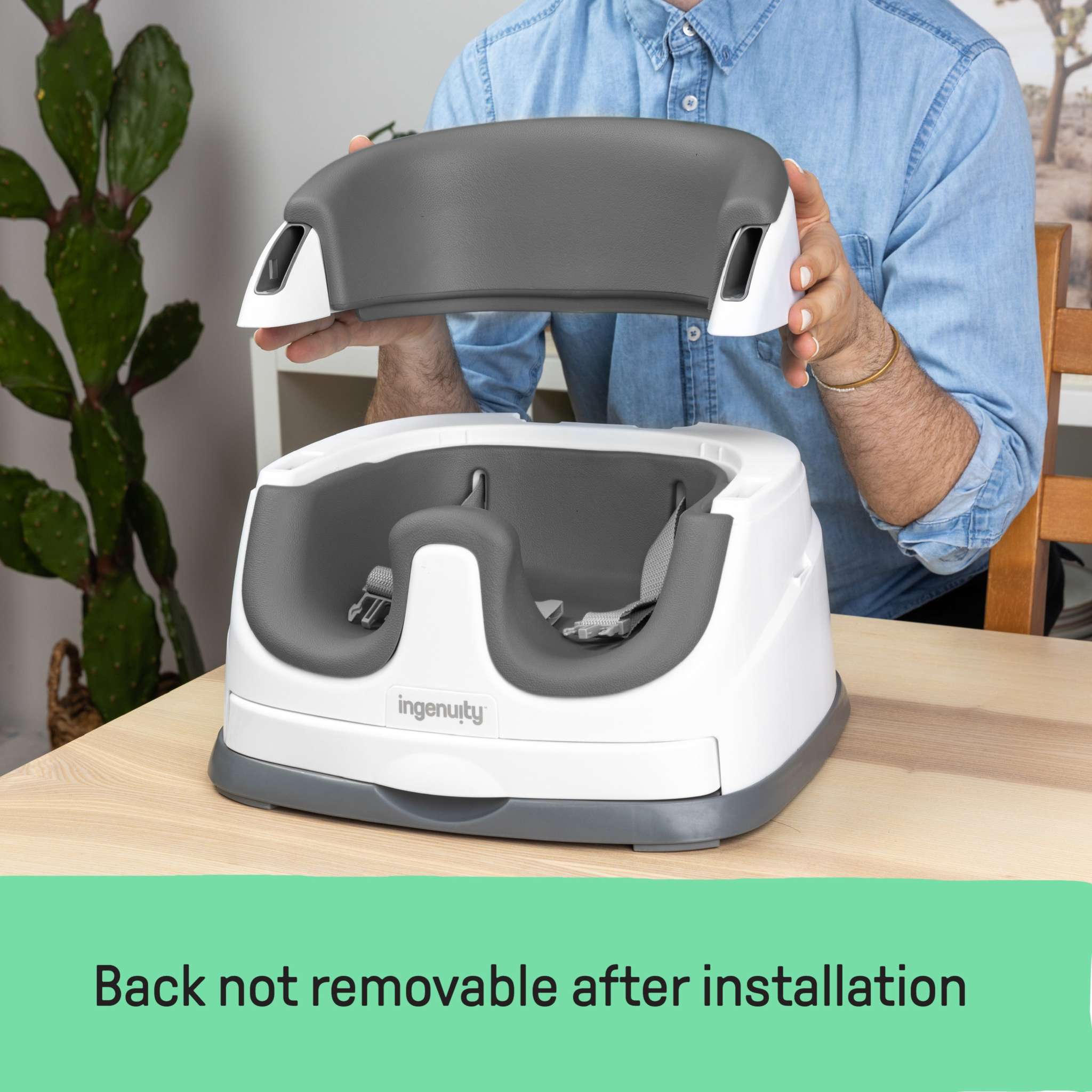 Ingenuity Baby Base 2-in-1 Booster Seat