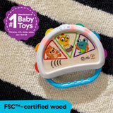Baby Einstein + Hape Tap & Shake Magic Touch Tambourine, Ages 6 Months+