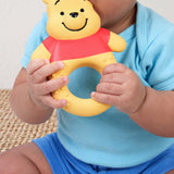 Disney Winnie the Pooh Natural Rubber Teether Toy by Bright Starts, Unisex, Ages 3 Months & Up